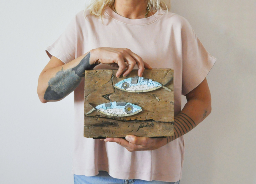 13-2026 Rossella Casadio Piccolo mare 2 con artista proporzioni